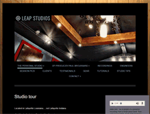 Tablet Screenshot of leap-studios.com